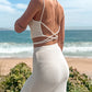 Falda Maya Tejido Beige